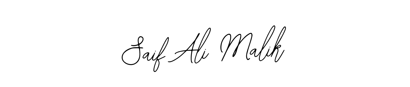 Make a beautiful signature design for name Saif Ali Malik. With this signature (Bearetta-2O07w) style, you can create a handwritten signature for free. Saif Ali Malik signature style 12 images and pictures png