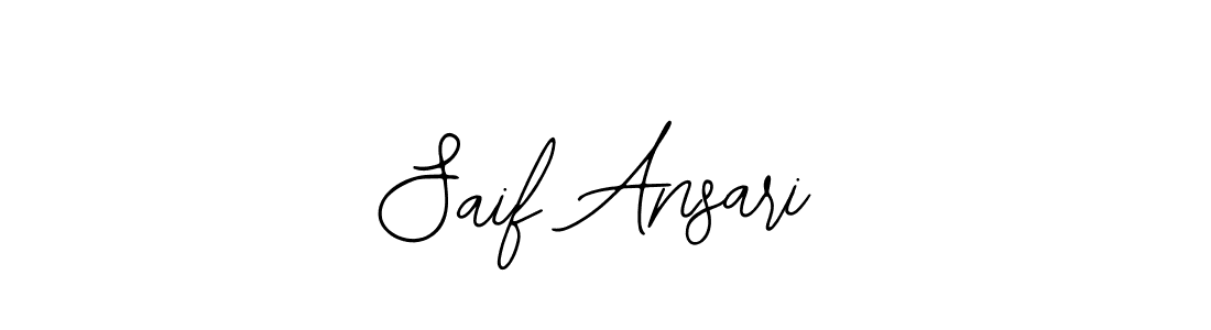 Create a beautiful signature design for name Saif Ansari. With this signature (Bearetta-2O07w) fonts, you can make a handwritten signature for free. Saif Ansari signature style 12 images and pictures png