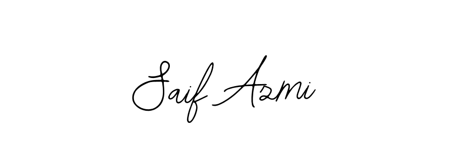 Design your own signature with our free online signature maker. With this signature software, you can create a handwritten (Bearetta-2O07w) signature for name Saif Azmi. Saif Azmi signature style 12 images and pictures png