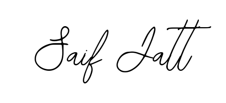 An effortless, minimalist signature concept for Saif Jatt using Bearetta-2O07w design. Clean lines that look great on any document. Saif Jatt signature style 12 images and pictures png