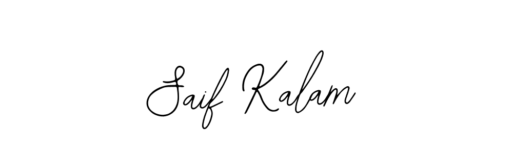 The best way (Bearetta-2O07w) to make a short signature is to pick only two or three words in your name. The name Saif Kalam include a total of six letters. For converting this name. Saif Kalam signature style 12 images and pictures png