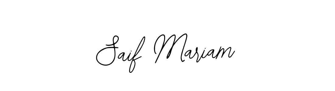 if you are searching for the best signature style for your name Saif Mariam. so please give up your signature search. here we have designed multiple signature styles  using Bearetta-2O07w. Saif Mariam signature style 12 images and pictures png