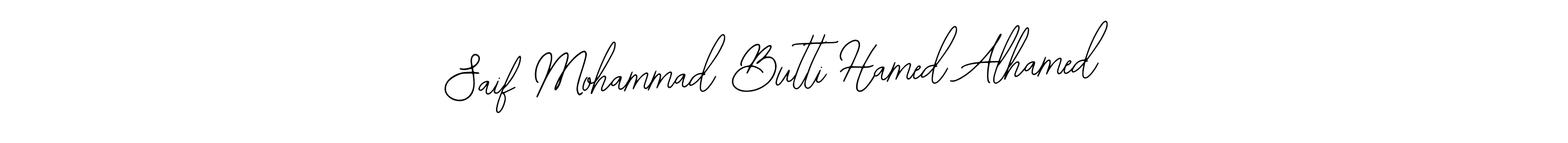 Design your own signature with our free online signature maker. With this signature software, you can create a handwritten (Bearetta-2O07w) signature for name Saif Mohammad Butti Hamed Alhamed. Saif Mohammad Butti Hamed Alhamed signature style 12 images and pictures png