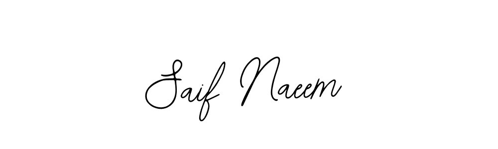 The best way (Bearetta-2O07w) to make a short signature is to pick only two or three words in your name. The name Saif Naeem include a total of six letters. For converting this name. Saif Naeem signature style 12 images and pictures png