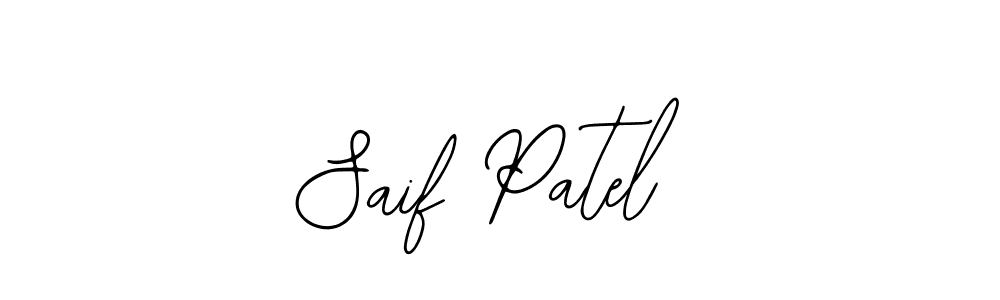 if you are searching for the best signature style for your name Saif Patel. so please give up your signature search. here we have designed multiple signature styles  using Bearetta-2O07w. Saif Patel signature style 12 images and pictures png