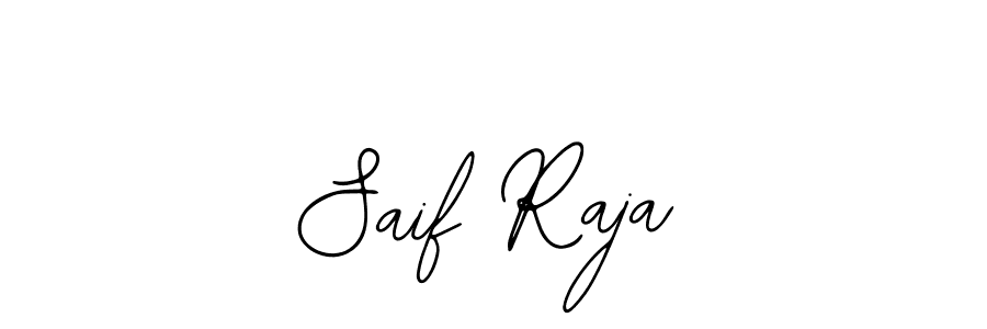 Design your own signature with our free online signature maker. With this signature software, you can create a handwritten (Bearetta-2O07w) signature for name Saif Raja. Saif Raja signature style 12 images and pictures png