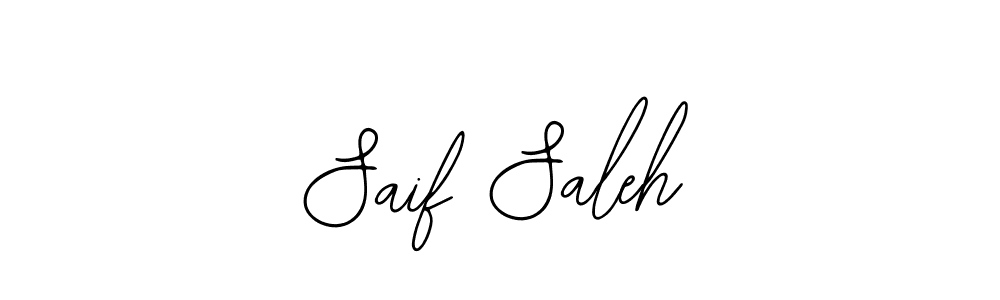 The best way (Bearetta-2O07w) to make a short signature is to pick only two or three words in your name. The name Saif Saleh include a total of six letters. For converting this name. Saif Saleh signature style 12 images and pictures png