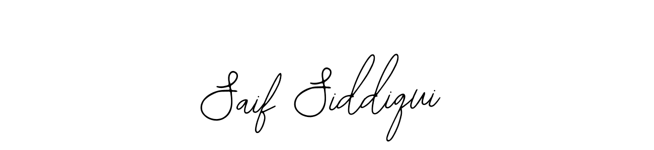 Use a signature maker to create a handwritten signature online. With this signature software, you can design (Bearetta-2O07w) your own signature for name Saif Siddiqui. Saif Siddiqui signature style 12 images and pictures png