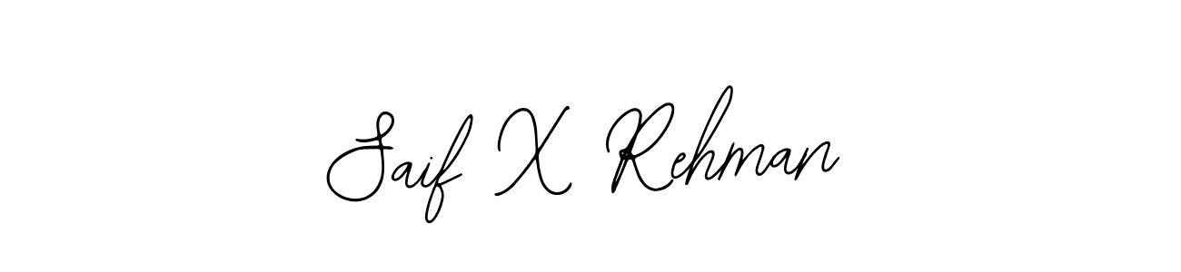 It looks lik you need a new signature style for name Saif X Rehman. Design unique handwritten (Bearetta-2O07w) signature with our free signature maker in just a few clicks. Saif X Rehman signature style 12 images and pictures png