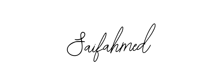 Design your own signature with our free online signature maker. With this signature software, you can create a handwritten (Bearetta-2O07w) signature for name Saifahmed. Saifahmed signature style 12 images and pictures png