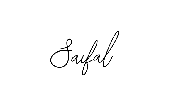 Saifal stylish signature style. Best Handwritten Sign (Bearetta-2O07w) for my name. Handwritten Signature Collection Ideas for my name Saifal. Saifal signature style 12 images and pictures png