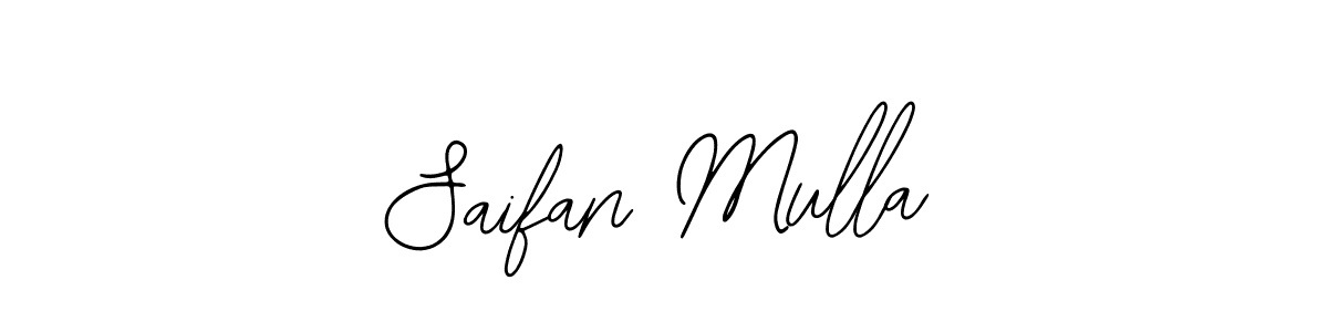 Saifan Mulla stylish signature style. Best Handwritten Sign (Bearetta-2O07w) for my name. Handwritten Signature Collection Ideas for my name Saifan Mulla. Saifan Mulla signature style 12 images and pictures png