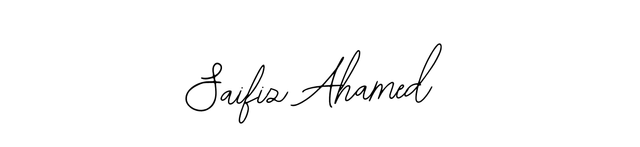 Also we have Saifiz Ahamed name is the best signature style. Create professional handwritten signature collection using Bearetta-2O07w autograph style. Saifiz Ahamed signature style 12 images and pictures png