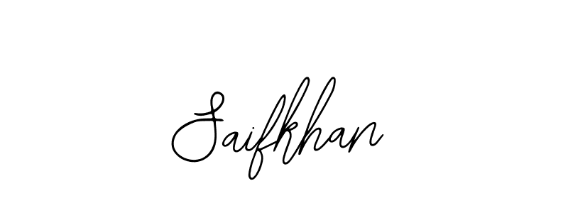 The best way (Bearetta-2O07w) to make a short signature is to pick only two or three words in your name. The name Saifkhan include a total of six letters. For converting this name. Saifkhan signature style 12 images and pictures png