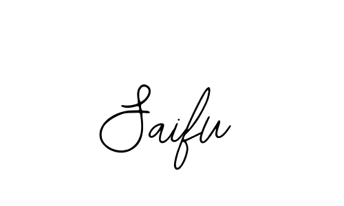 How to make Saifu name signature. Use Bearetta-2O07w style for creating short signs online. This is the latest handwritten sign. Saifu signature style 12 images and pictures png