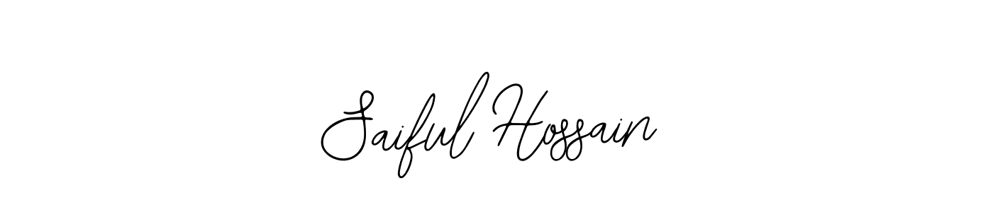 Create a beautiful signature design for name Saiful Hossain. With this signature (Bearetta-2O07w) fonts, you can make a handwritten signature for free. Saiful Hossain signature style 12 images and pictures png