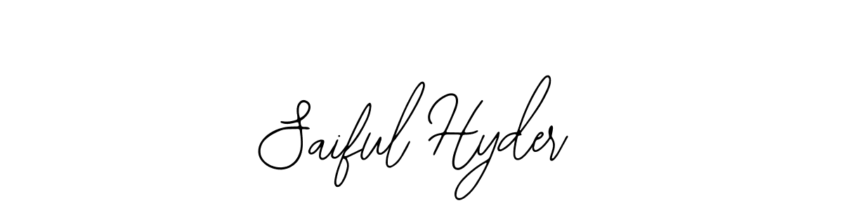 It looks lik you need a new signature style for name Saiful Hyder. Design unique handwritten (Bearetta-2O07w) signature with our free signature maker in just a few clicks. Saiful Hyder signature style 12 images and pictures png