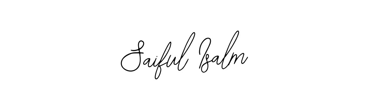 Make a beautiful signature design for name Saiful Isalm. With this signature (Bearetta-2O07w) style, you can create a handwritten signature for free. Saiful Isalm signature style 12 images and pictures png