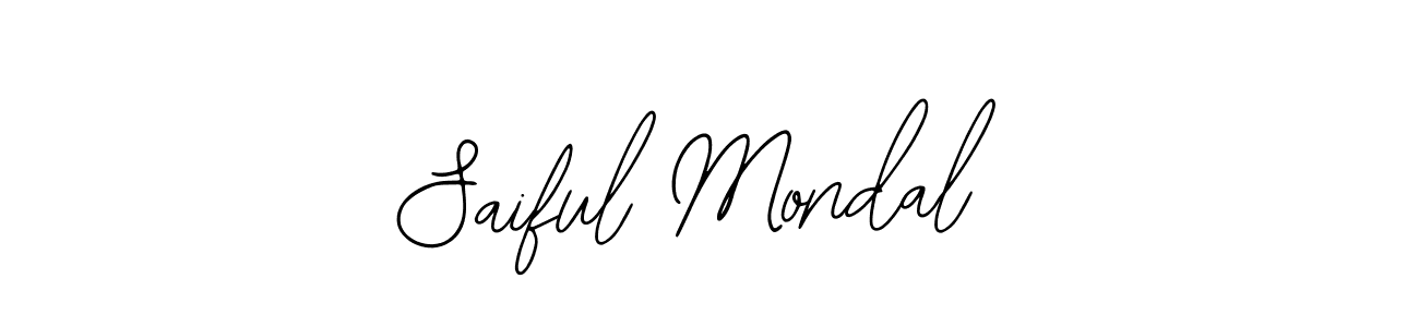 Design your own signature with our free online signature maker. With this signature software, you can create a handwritten (Bearetta-2O07w) signature for name Saiful Mondal. Saiful Mondal signature style 12 images and pictures png