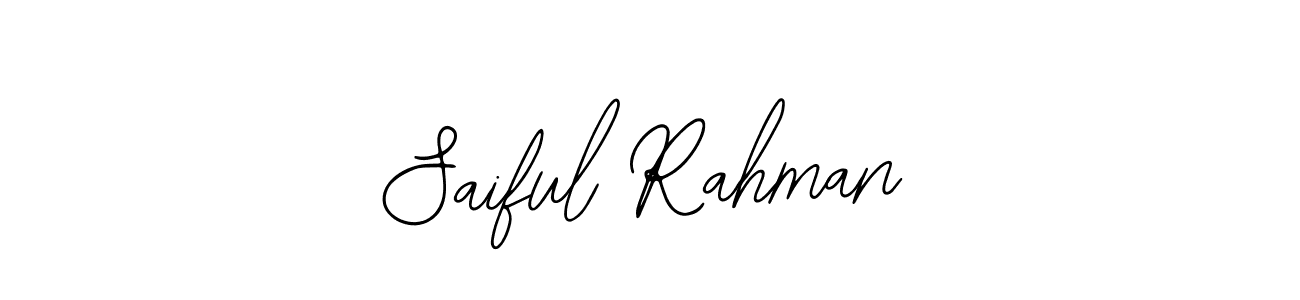 How to make Saiful Rahman signature? Bearetta-2O07w is a professional autograph style. Create handwritten signature for Saiful Rahman name. Saiful Rahman signature style 12 images and pictures png
