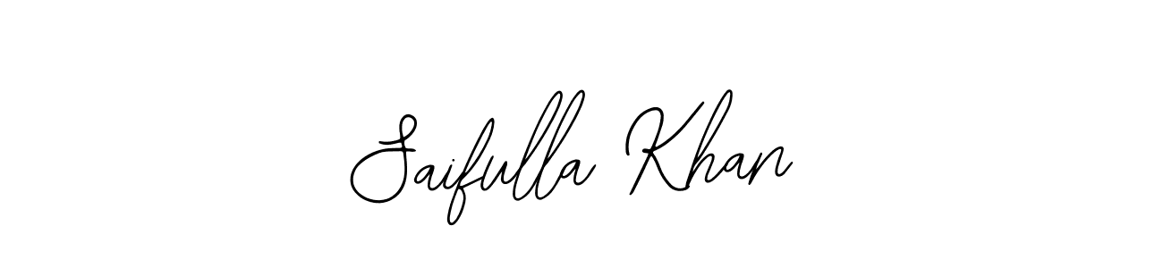 The best way (Bearetta-2O07w) to make a short signature is to pick only two or three words in your name. The name Saifulla Khan include a total of six letters. For converting this name. Saifulla Khan signature style 12 images and pictures png