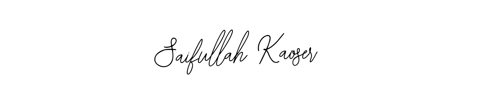 It looks lik you need a new signature style for name Saifullah Kaoser. Design unique handwritten (Bearetta-2O07w) signature with our free signature maker in just a few clicks. Saifullah Kaoser signature style 12 images and pictures png