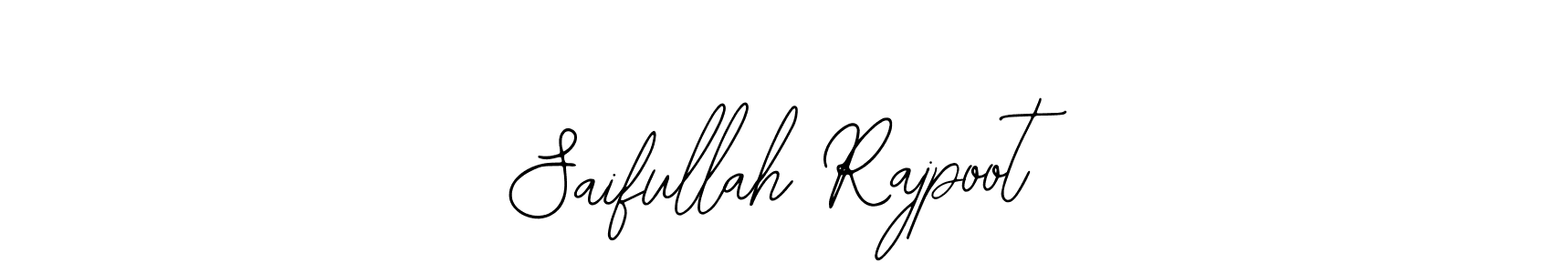 Create a beautiful signature design for name Saifullah Rajpoot. With this signature (Bearetta-2O07w) fonts, you can make a handwritten signature for free. Saifullah Rajpoot signature style 12 images and pictures png