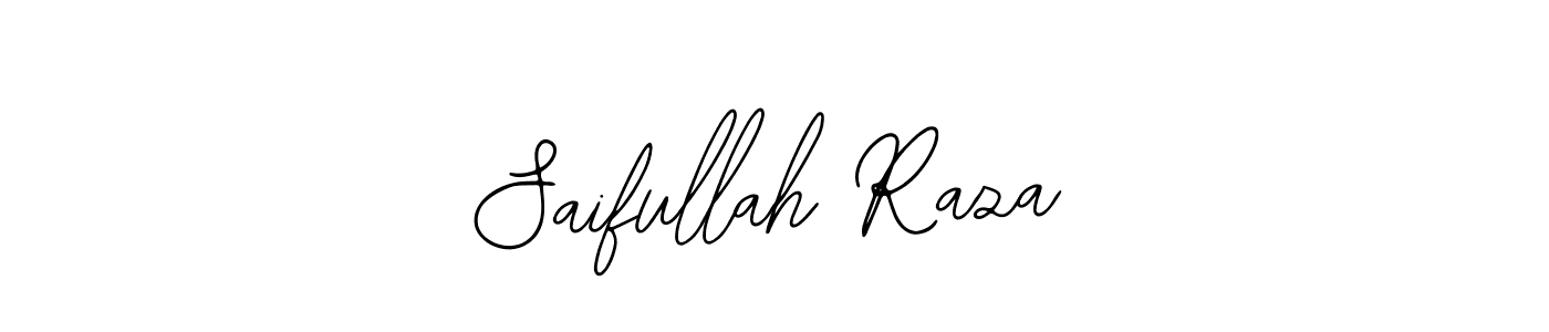 You should practise on your own different ways (Bearetta-2O07w) to write your name (Saifullah Raza) in signature. don't let someone else do it for you. Saifullah Raza signature style 12 images and pictures png