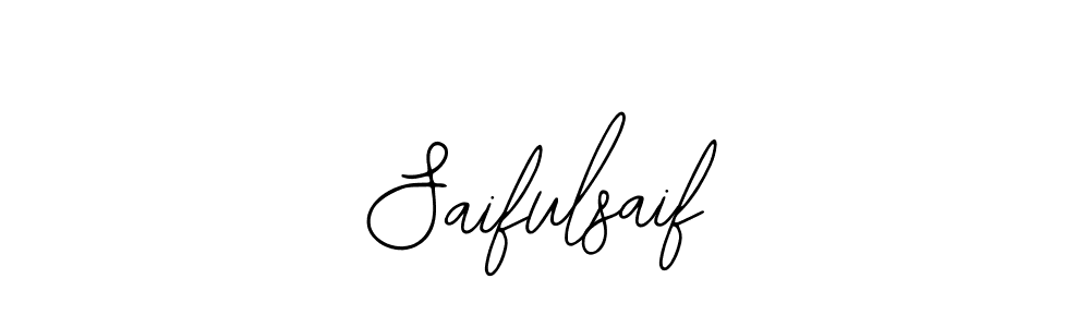 You should practise on your own different ways (Bearetta-2O07w) to write your name (Saifulsaif) in signature. don't let someone else do it for you. Saifulsaif signature style 12 images and pictures png