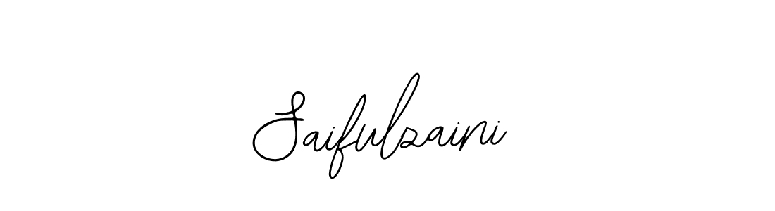 You should practise on your own different ways (Bearetta-2O07w) to write your name (Saifulzaini) in signature. don't let someone else do it for you. Saifulzaini signature style 12 images and pictures png