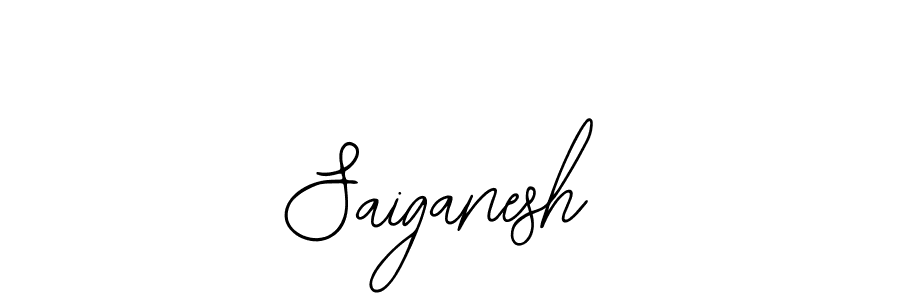 Use a signature maker to create a handwritten signature online. With this signature software, you can design (Bearetta-2O07w) your own signature for name Saiganesh. Saiganesh signature style 12 images and pictures png