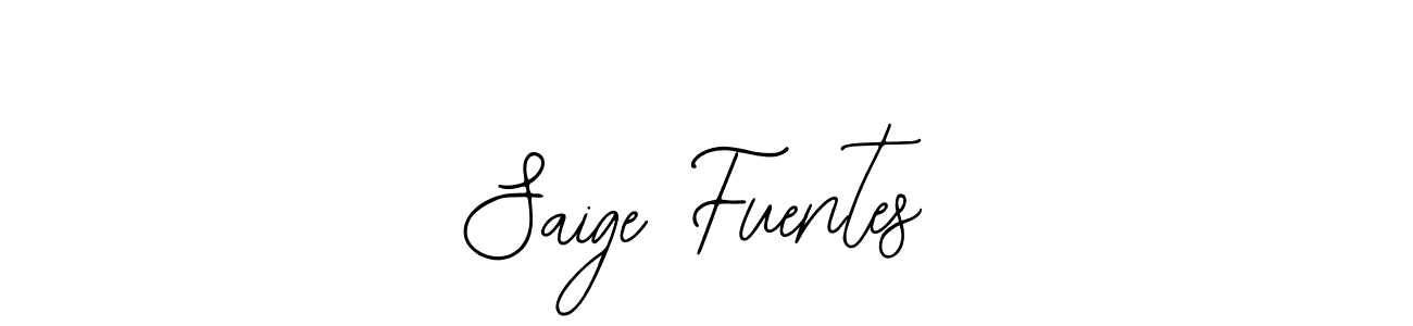 How to make Saige Fuentes signature? Bearetta-2O07w is a professional autograph style. Create handwritten signature for Saige Fuentes name. Saige Fuentes signature style 12 images and pictures png