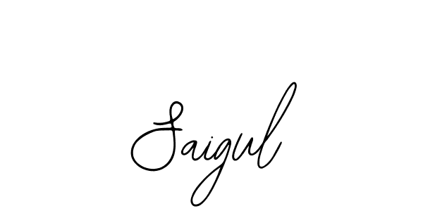 Design your own signature with our free online signature maker. With this signature software, you can create a handwritten (Bearetta-2O07w) signature for name Saigul. Saigul signature style 12 images and pictures png