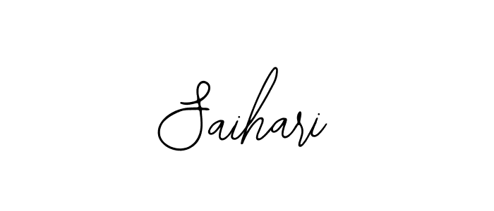 Use a signature maker to create a handwritten signature online. With this signature software, you can design (Bearetta-2O07w) your own signature for name Saihari. Saihari signature style 12 images and pictures png