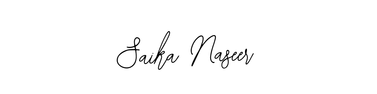 Design your own signature with our free online signature maker. With this signature software, you can create a handwritten (Bearetta-2O07w) signature for name Saika Naseer. Saika Naseer signature style 12 images and pictures png