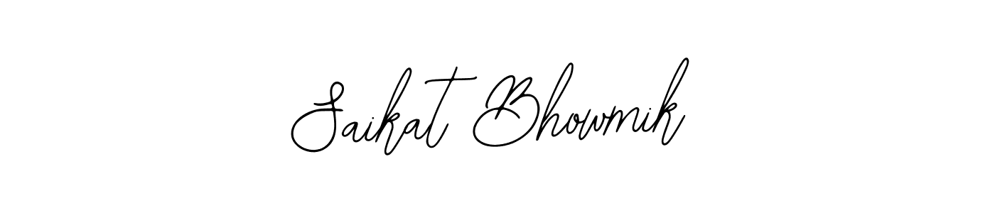 Make a beautiful signature design for name Saikat Bhowmik. Use this online signature maker to create a handwritten signature for free. Saikat Bhowmik signature style 12 images and pictures png