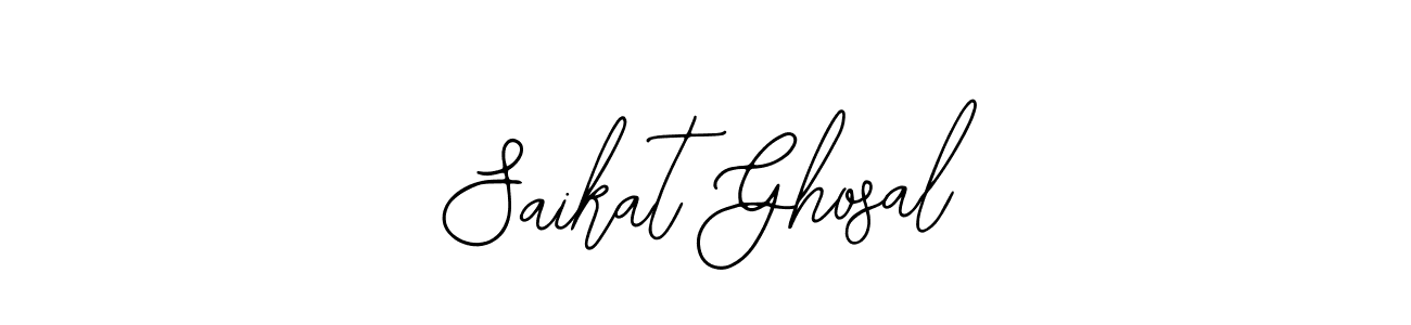 How to make Saikat Ghosal signature? Bearetta-2O07w is a professional autograph style. Create handwritten signature for Saikat Ghosal name. Saikat Ghosal signature style 12 images and pictures png
