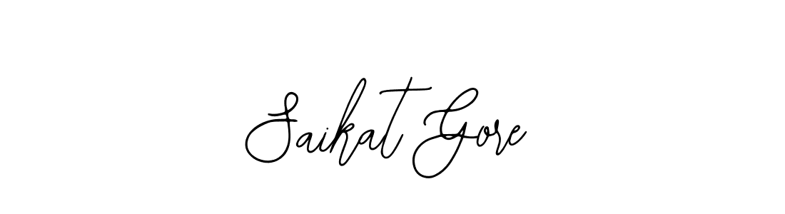 The best way (Bearetta-2O07w) to make a short signature is to pick only two or three words in your name. The name Saikat Gore include a total of six letters. For converting this name. Saikat Gore signature style 12 images and pictures png