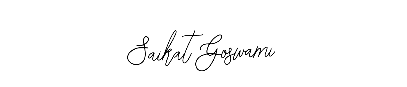 Saikat Goswami stylish signature style. Best Handwritten Sign (Bearetta-2O07w) for my name. Handwritten Signature Collection Ideas for my name Saikat Goswami. Saikat Goswami signature style 12 images and pictures png