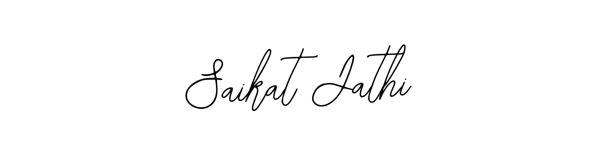 Also we have Saikat Jathi name is the best signature style. Create professional handwritten signature collection using Bearetta-2O07w autograph style. Saikat Jathi signature style 12 images and pictures png