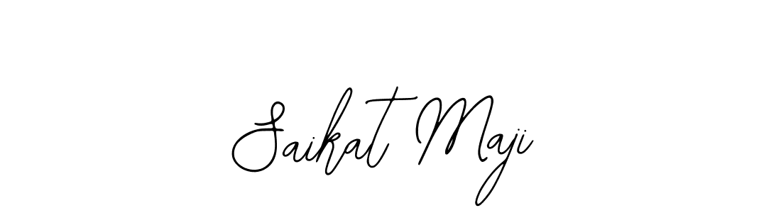 Create a beautiful signature design for name Saikat Maji. With this signature (Bearetta-2O07w) fonts, you can make a handwritten signature for free. Saikat Maji signature style 12 images and pictures png