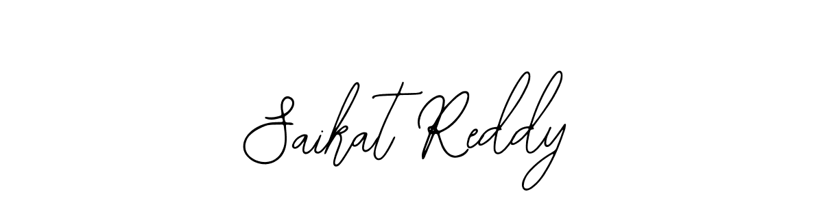 How to make Saikat Reddy signature? Bearetta-2O07w is a professional autograph style. Create handwritten signature for Saikat Reddy name. Saikat Reddy signature style 12 images and pictures png