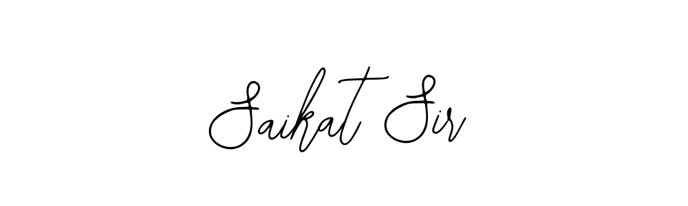 Create a beautiful signature design for name Saikat Sir. With this signature (Bearetta-2O07w) fonts, you can make a handwritten signature for free. Saikat Sir signature style 12 images and pictures png