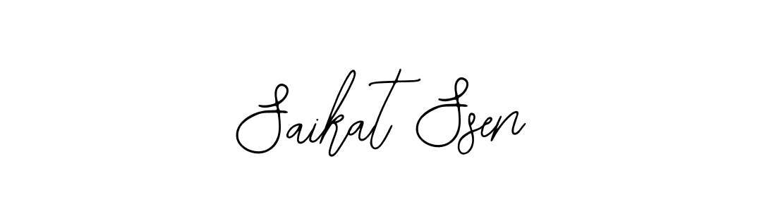 Create a beautiful signature design for name Saikat Ssen. With this signature (Bearetta-2O07w) fonts, you can make a handwritten signature for free. Saikat Ssen signature style 12 images and pictures png