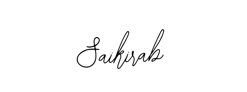 How to make Saikirab name signature. Use Bearetta-2O07w style for creating short signs online. This is the latest handwritten sign. Saikirab signature style 12 images and pictures png