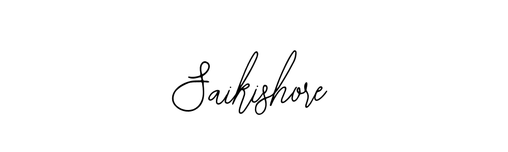 Design your own signature with our free online signature maker. With this signature software, you can create a handwritten (Bearetta-2O07w) signature for name Saikishore. Saikishore signature style 12 images and pictures png