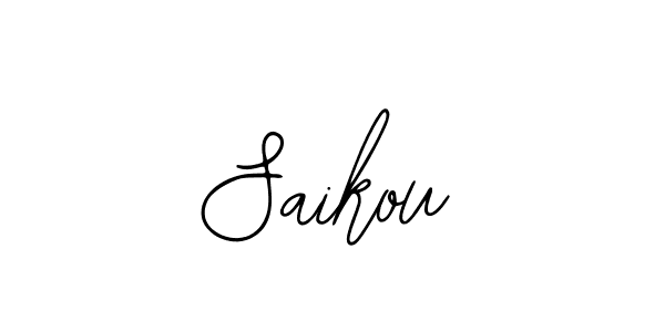 You should practise on your own different ways (Bearetta-2O07w) to write your name (Saikou) in signature. don't let someone else do it for you. Saikou signature style 12 images and pictures png
