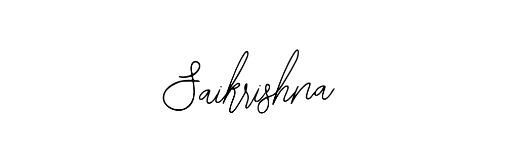 Create a beautiful signature design for name Saikrishna. With this signature (Bearetta-2O07w) fonts, you can make a handwritten signature for free. Saikrishna signature style 12 images and pictures png