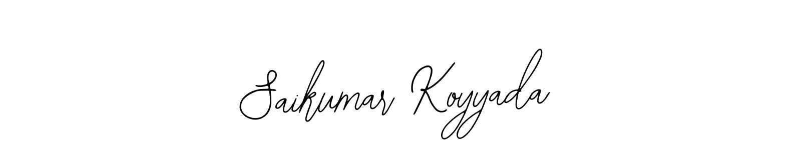 Make a beautiful signature design for name Saikumar Koyyada. With this signature (Bearetta-2O07w) style, you can create a handwritten signature for free. Saikumar Koyyada signature style 12 images and pictures png