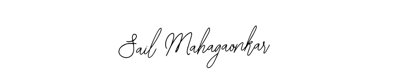 Also You can easily find your signature by using the search form. We will create Sail Mahagaonkar name handwritten signature images for you free of cost using Bearetta-2O07w sign style. Sail Mahagaonkar signature style 12 images and pictures png